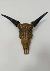 Authentic Cow Hand Carved Skull
